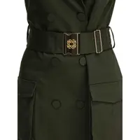 Imbracaminte ELIE SAAB Dama - Rochii elegante ELIE SAAB Gabardine Midi Dress PALM SHADE40 Gabardine Green Femei (BM 17632311) - B-mall.ro
