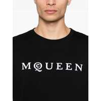 Tricouri Alexander McQueen pentru Barbati - Tricouri Alexander McQueen Jersey T-Shirt BLACK Barbati (BM 17632912) - B-mall.ro