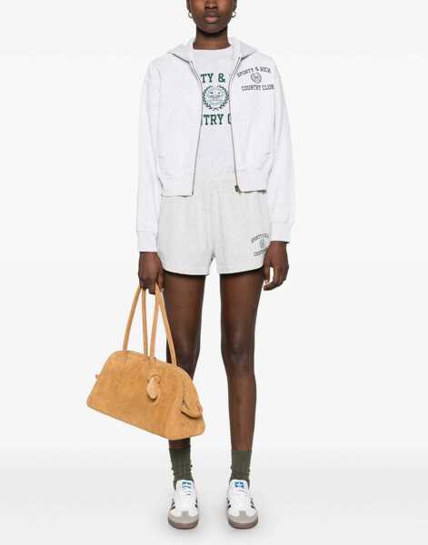 Pantaloni scurti SPORTY & RICH Short Varsity GREY Femei (BM 17632921) 2