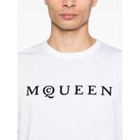 Tricouri Alexander McQueen pentru Barbati - Tricouri Alexander McQueen Jersey T-Shirt WHITE Barbati (BM 17633023) - B-mall.ro