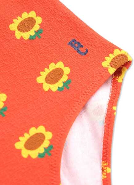 Costume de baie 2 piese Bobo Choses Girl Interoperability Costume With Sunflowers All Over RED Fete (BM 17633038) 3