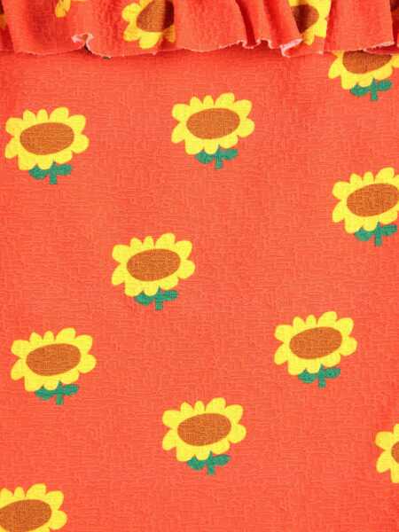 Costume de baie 2 piese Bobo Choses Girl Interoperability Costume With Sunflowers All Over RED Fete (BM 17633038) 4