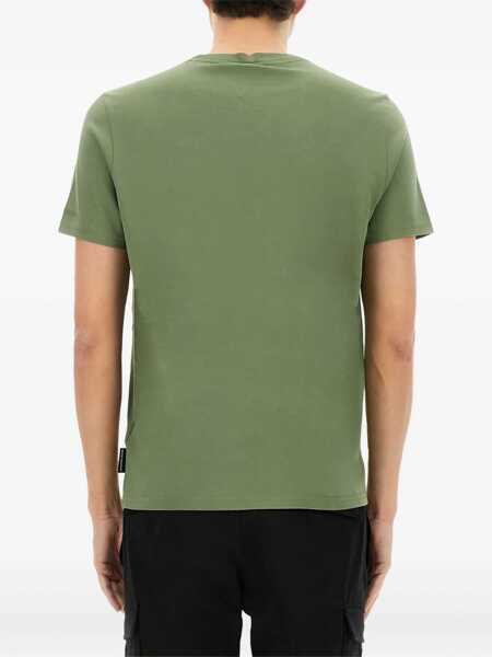 Tricouri Moose Knuckles T-Shirt Duluth GREEN Barbati (BM 17633041) 4