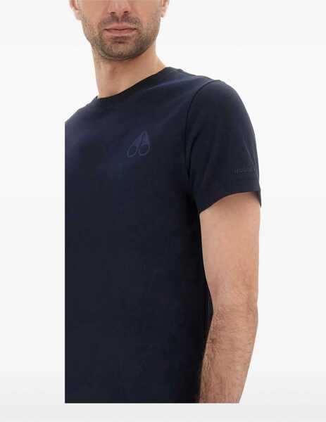 Tricouri Moose Knuckles Off Island T-Shirt BLUE Barbati (BM 17633080) 4