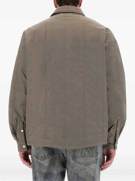 Jachete REPRESENT Quilted Overshirt GREEN Barbati (BM 17633140) 2