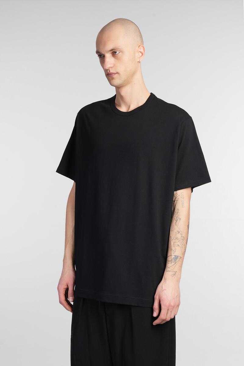 Tricouri YS Ys T-Shirt Black Barbati (BM 17634390) 4