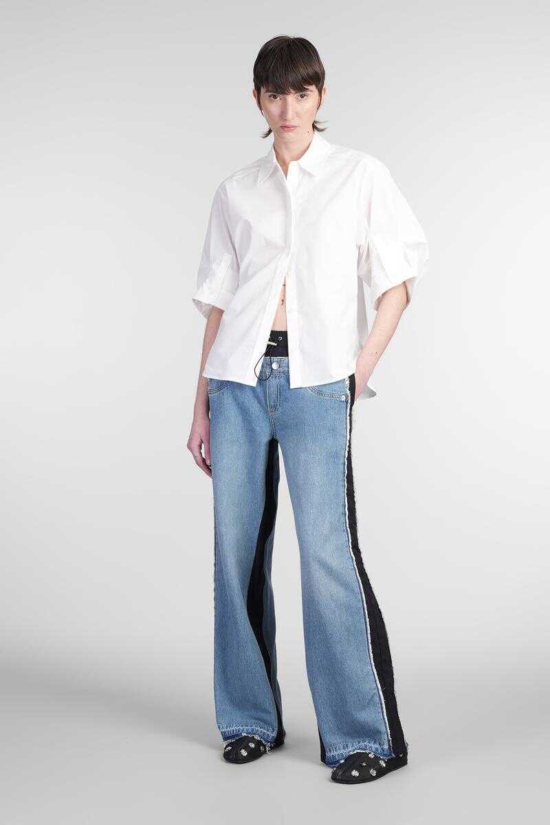 Blugi SIMKHAI Simkhai Shia Jeans BLUE Femei (BM 17634465) 2