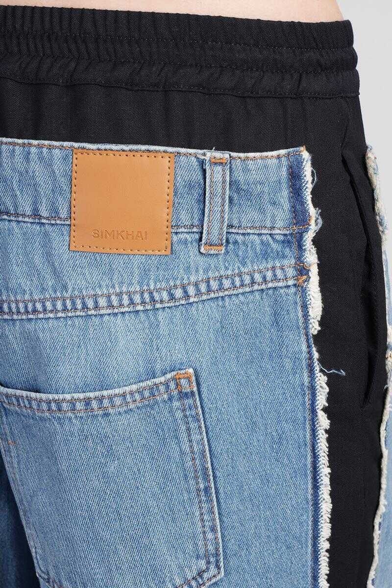 Blugi SIMKHAI Simkhai Shia Jeans BLUE Femei (BM 17634465) 5