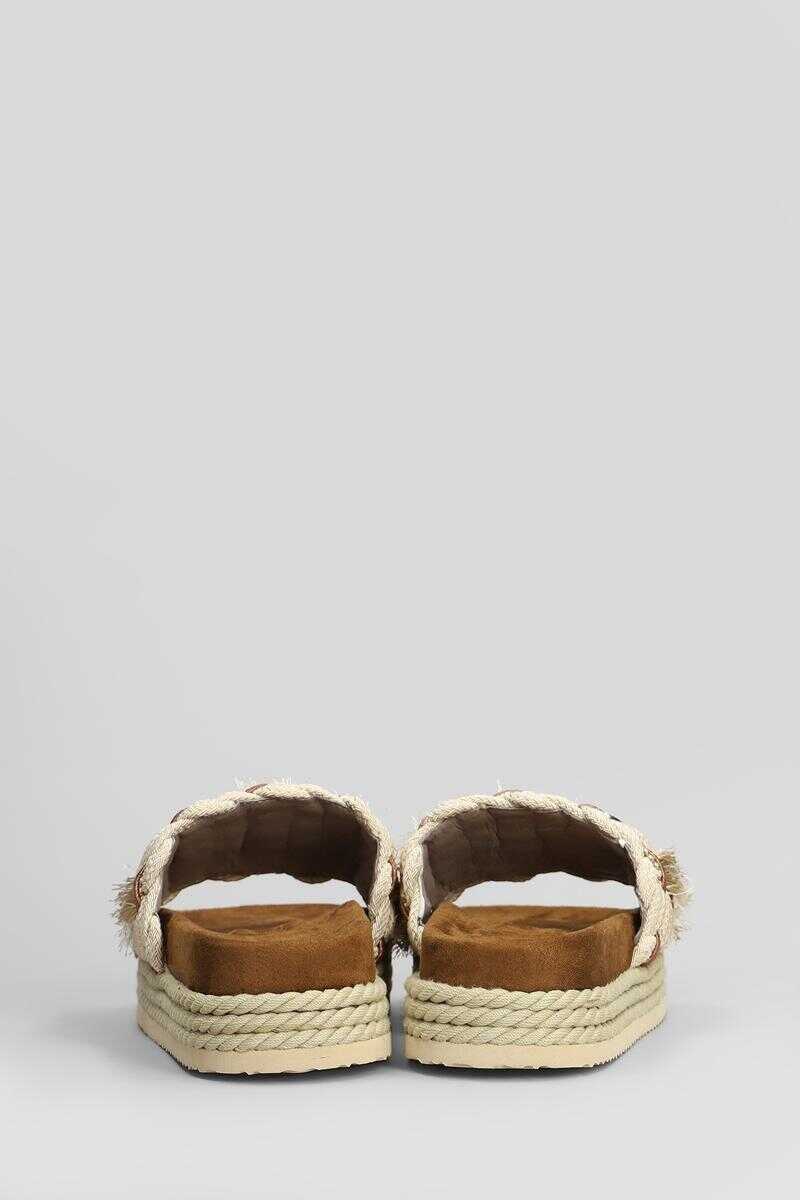 Balerini Mou Mou Monoband Flats Beige Femei (BM 17634531) 4