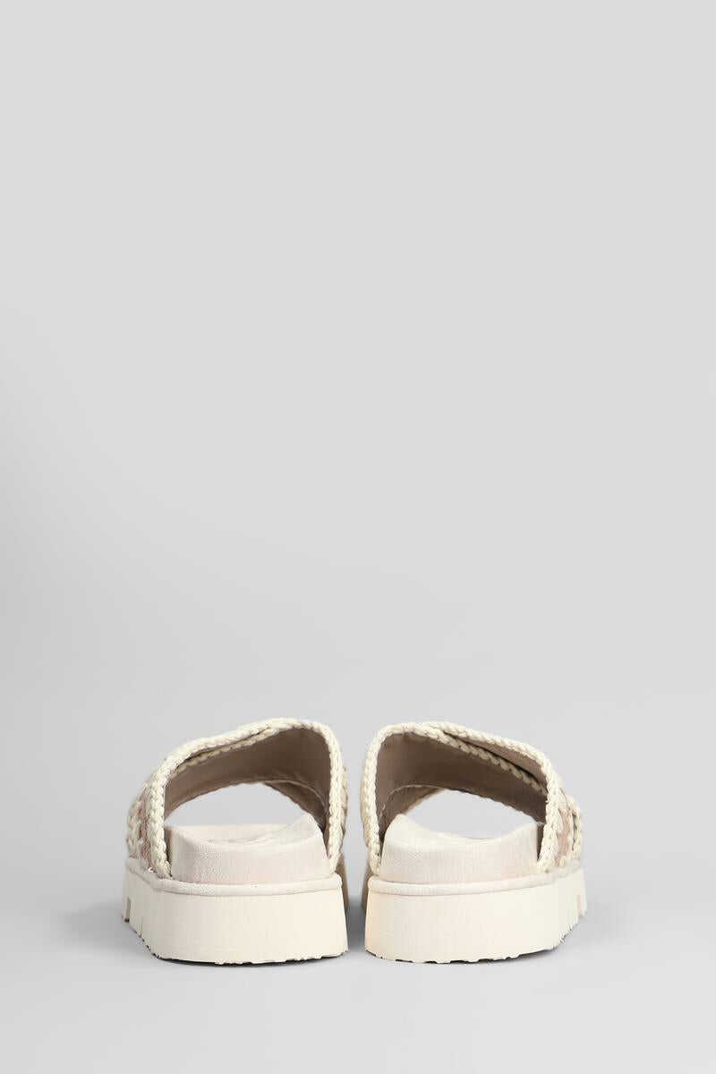 Balerini Mou Mou Crisscross Flats Pink Femei (BM 17634738) 4