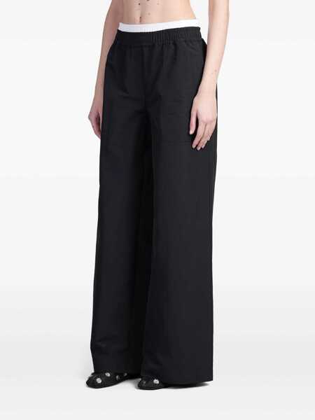 Pantaloni casual SIMKHAI Simkhai Olly Pants Black Femei (BM 17634786) 3