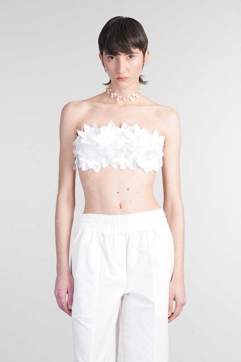 Topuri SIMKHAI Simkhai Abril Topwear WHITE Femei (BM 17634801) 1