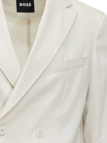 Sacouri Hugo Boss Boss Double-Breasted Jacket Beige Barbati (BM 17634948) 3