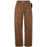Pantaloni casual Studio Nicholson Belted Round Leg Pant Clothing Femei