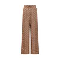 Pantaloni casual Marine Serre Satin Pants Femei