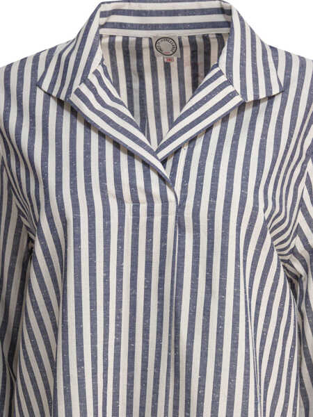 Camasi office INES DE LA FRESSANGE Shirts Blue Femei (BM 17638986) 3