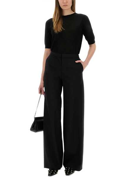 Pantaloni casual PT TORINO Pants Diana BLACK Femei (BM 17639200) 2