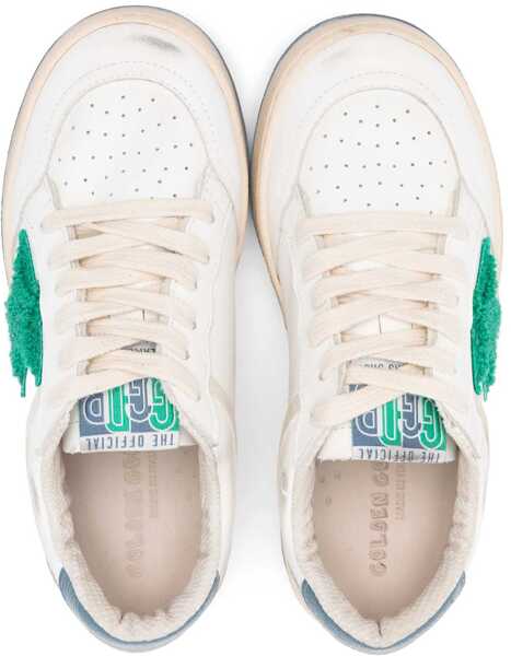 Sneakers Golden Goose Suede Leather Shoes With Star WHITE Baieti (BM 17639209) 3