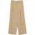 ALYSI Striped Satin Tailored Pants BEIGE