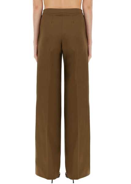Pantaloni casual PT TORINO Pants Diana BROWN Femei (BM 17639236) 3
