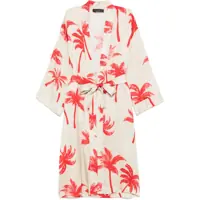 Jachete Satin kimono with print Femei