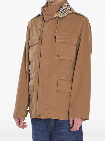 Bomber jacket Burberry Cotton Twill Jacket BROWN Barbati (BM 17639350) 2