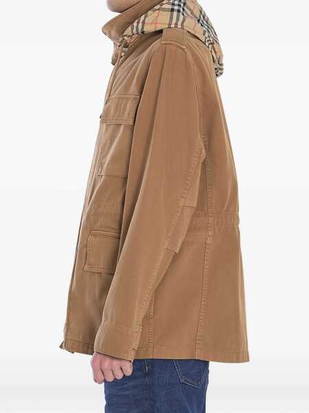 Bomber jacket Burberry Cotton Twill Jacket BROWN Barbati (BM 17639350) 3