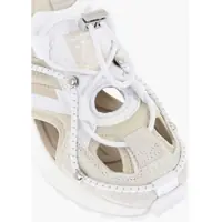 Sandale fara toc adidas Dama - Sandale fara toc adidas Craig Green Suede And Fabric Retropy Sandals With Drawstring Beige Femei (BM 17639392) - B-mall.ro