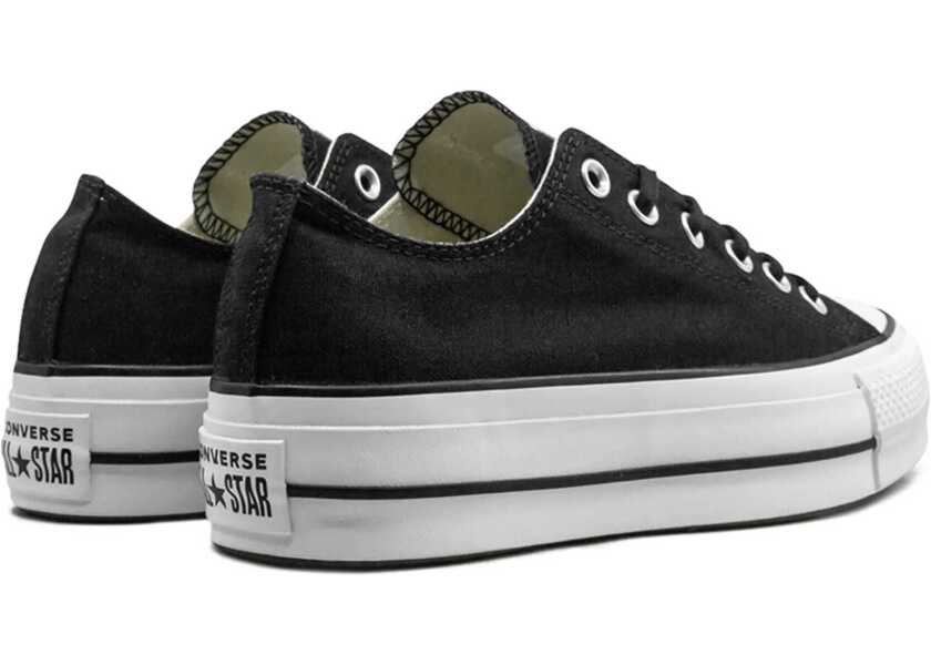 Sneakers Converse All Star Fabric Ctas Lift Low-Top Sneakers With Sole 3Cm Black & White Femei (BM 17639395) 3