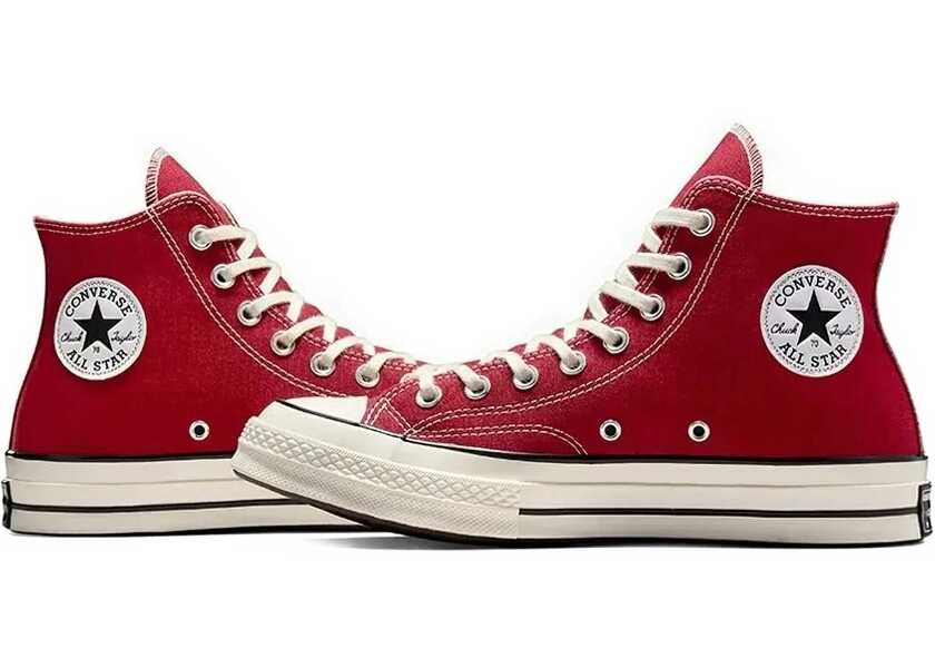 Sneakers Converse All Star Chuck 70 Canvas High-Top Sneakers With Contrasting Red Fete (BM 17639401) 4