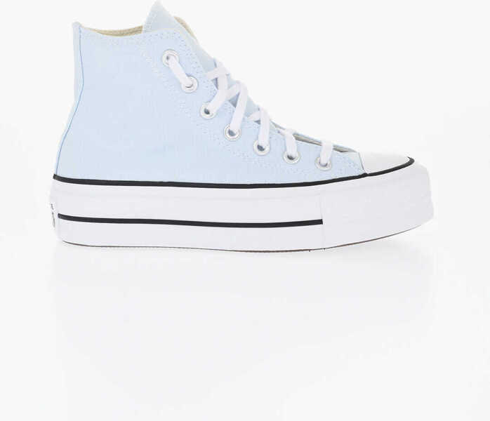 Sneakers Converse All Star Chuck Taylor Two-Tone Fabric Lift High-Top Sneakers Light Blue Femei (BM 17639419) 3