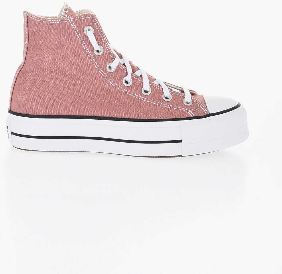 Sneakers Converse All Star Chuck Taylor Canvas Lift High-Top Sneakers With Pla Pink Femei (BM 17639434) 3