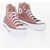 Converse All Star Chuck Taylor Canvas Lift High-Top Sneakers With Pla Pink