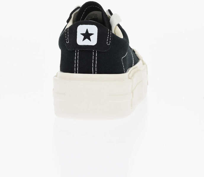 Sneakers Converse All Star Canvas Cruise Low Top Sneakers With Platform Sole 4 Black & White Barbati (BM 17639437) 2