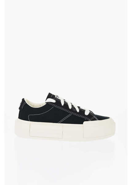 Sneakers Converse All Star Canvas Cruise Low Top Sneakers With Platform Sole 4 Black & White Barbati (BM 17639437) 3