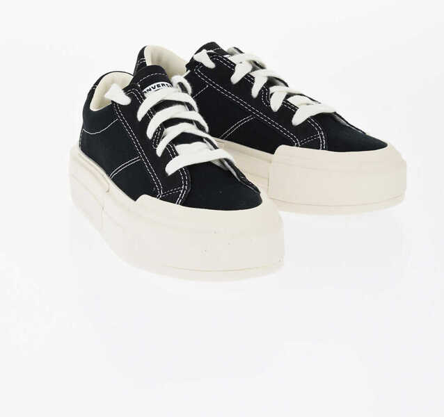 Sneakers Converse All Star Canvas Cruise Low Top Sneakers With Platform Sole 4 Black & White Barbati (BM 17639437) 1