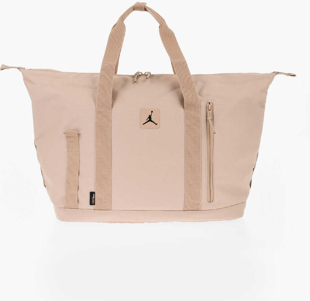 Genti de voiaj de mana Nike Air Jordan Two-Tone Rip Stop Check Cordura Franchise Weekend Beige Barbati (BM 17639440) 3