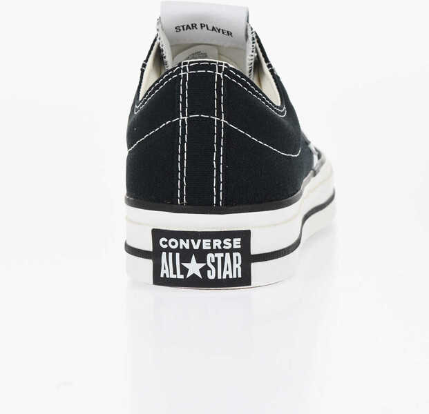 Sneakers Converse All Star Canvas Star Player 76 Low Top Sneakers With Contras Black & White Barbati (BM 17639452) 2