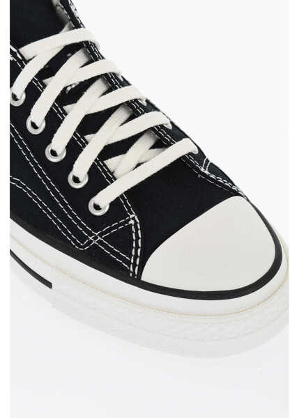 Sneakers Converse All Star Canvas Star Player 76 Low Top Sneakers With Contras Black & White Barbati (BM 17639452) 4