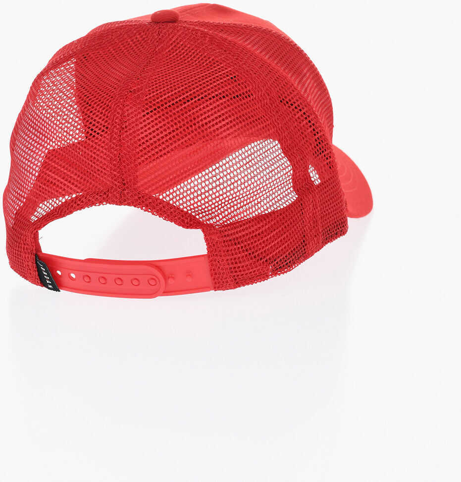 Caciuli Nike Air Jordan Solid Color Trucker Cap With Metal Logo Red Baieti (BM 17639467) 2