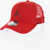 Nike Air Jordan Solid Color Trucker Cap With Metal Logo Red