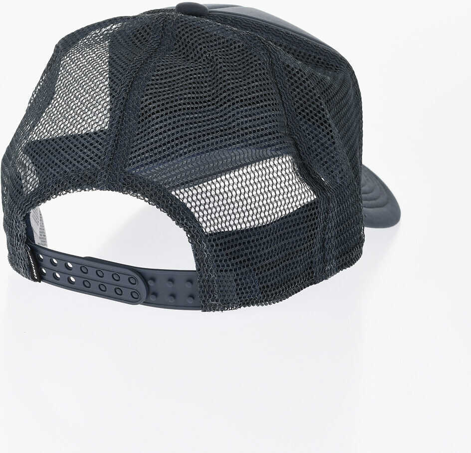 Caciuli Converse Solid Color Trucker Cap With Contrasting Detail Blue Fete (BM 17639488) 2