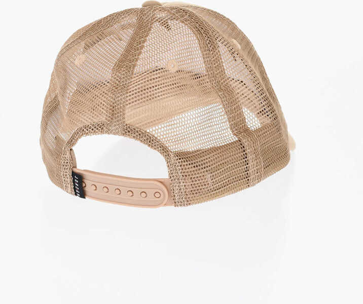 Caciuli Nike Air Jordan Solid Color Trucker Cap With Embossed Logo Beige Baieti (BM 17639497) 2