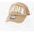 Nike Air Jordan Solid Color Trucker Cap With Embossed Logo Beige