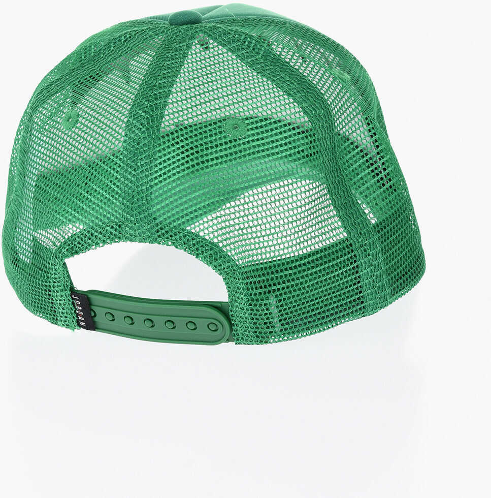 Caciuli Nike Air Jordan Solid Color Trucker Cap With Embossed Logo Green Baieti (BM 17639500) 2