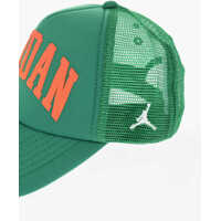 Caciuli pentru Baieti - Caciuli Nike Air Jordan Solid Color Trucker Cap With Embossed Logo Green Baieti (BM 17639500) - B-mall.ro