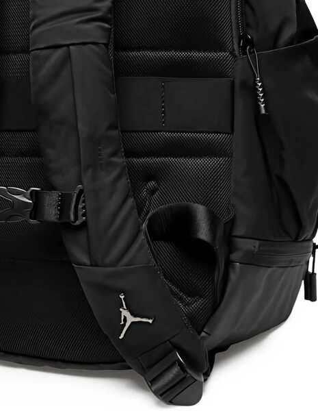 Rucsacuri Nike Air Jordan Solid Color Alpha Backpack With Contrasting Logo Black Femei (BM 17639506) 3