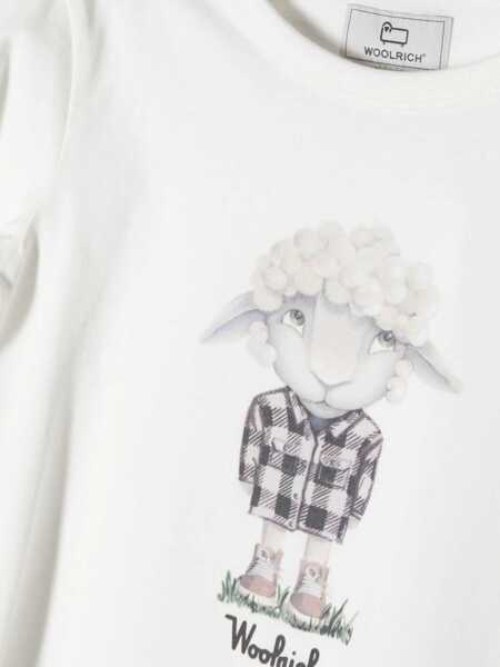 Tricouri Woolrich Sheep T-Shirt WHITE Baieti (BM 17639566) 3
