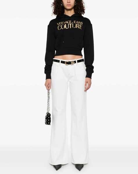 Bluze de trening Versace Jeans Couture Sweatshirt With Logo BLACK Femei (BM 17639572) 2