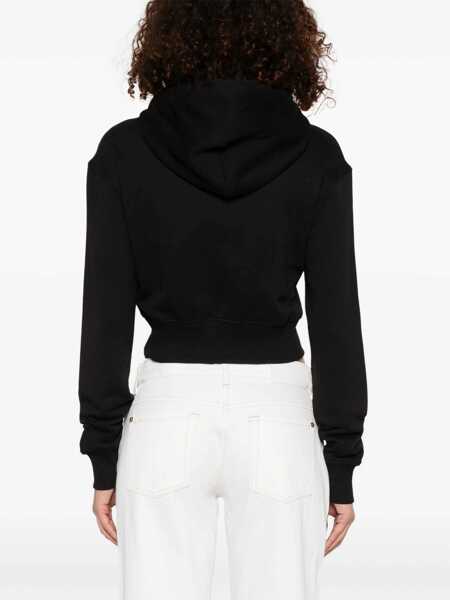 Bluze de trening Versace Jeans Couture Sweatshirt With Logo BLACK Femei (BM 17639572) 4